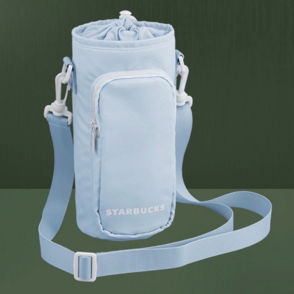 Starbucks Light Blue Tumbler Tote